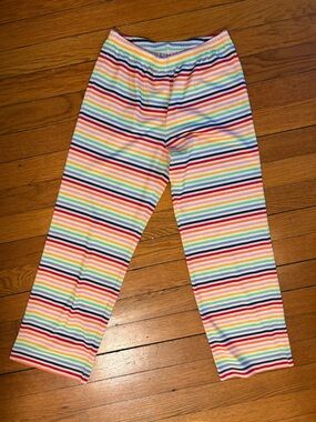 Primary Rainbow PJ Pants 8-9
